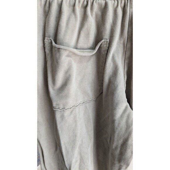 Zara Women's High-Waisted Beige Cotton Wide Leg Elastic Waist Pant S - Picture 3 of 7